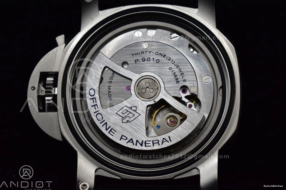 Edition Leather  on Strap Best SportInspired 1:1 VSF 980 Black Black Dial PAM1312 P. 1225